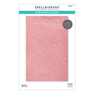 Spellbinders Embossing Folder - Splatter